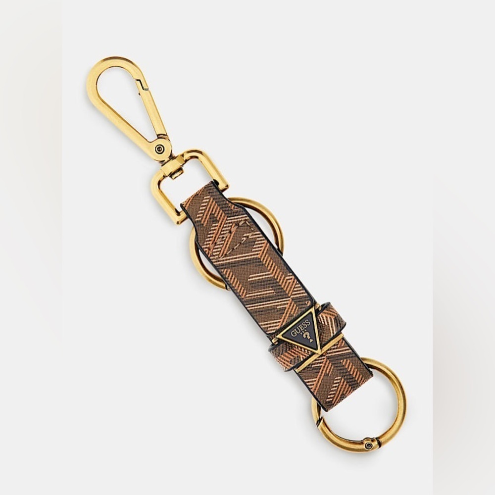 New GUESS Ederlo g cube logo keyring